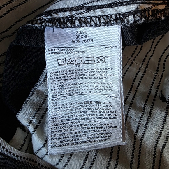 Gap Modern Khakis in Slim Fit Black Slacks - Picture 5 of 5